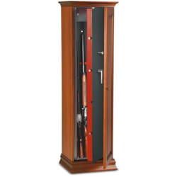 Technomax - Fuciliera Portafucili a Chiave Serie 5 Armi Con Tesoretto 1510x44x345mm