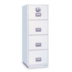 Classificatore Ignifugo Serratura Elettronica 4 Cassetti Technomax - 1471X528X675Mm