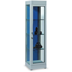 Technomax - Vetrina Blindata Antiproiettile 18/19R con 3 Ripiani Regolabili 1800X700X450Mm