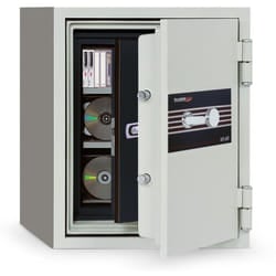 Technomax - Armadio Ignifugo a Chiave Per Supporti Magnetici Resistenza 60 420x352x433mm