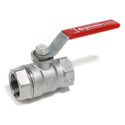 Valvola Giacomini sfera F-F 4 pollici maniglia a leva rossa R250X011