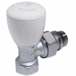 Valvola micrometrica termostatizzabile, a squadra, con attacco tubo ferro Giacomini R421TG Valvola micrometrica termostatizza ...