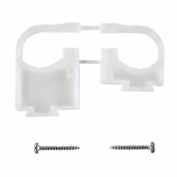 Coppia di supporti alto più basso Giacomini, per R580C- R585C, dimensione 3/4" (R599). Realizzato in plastica. Tipologia : Ca ...