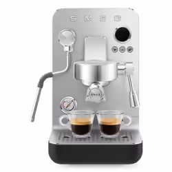 Smeg Macchina da caffè espresso Minipro Linea Collezione - Nero Opaco - EMC02BLMEU - Vista aggiuntiva 6