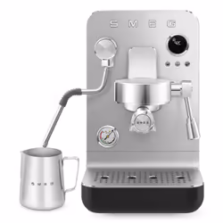 Smeg Macchina da caffè espresso Minipro Linea Collezione - Nero Opaco - EMC02BLMEU - Vista aggiuntiva 8