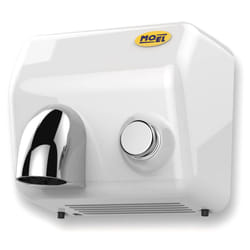 Asciugamani Elettrico Antivandalo con Pulsante 2300W Moel Blow Bianco
