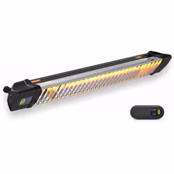 Stufa Elettrica ad Infrarossi Stufa Elettrica ad Infrarossi da Parete o Soffitto per Interno e Esterno 1200W Moel Iris 866NRC ...