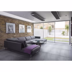 Stufa Elettrica ad Infrarossi 211x20,1x5,8 cm da Soffitto 3200W in Alluminio Dimmerabile Moel Hot-Top Nera - Vista aggiuntiva 3