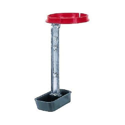 Abbeveratoio portabottiglia in metallo e plastica pz.2 - cm.26h.