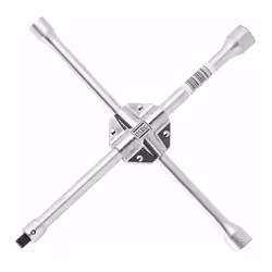 CHIAVE A CROCE PER DADI RUOTE 17 19 22 E 1/2 USAG 272 3 272000 PROFESSIONALE FORNITA SENZA QUADRO MASCHIO INTERCAMBIABILE (CH ...