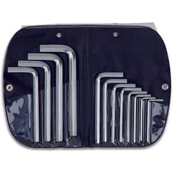Usag - serie set kit 12 chiavi esagonali a l 280 SE12 in astuccio per brugole prof