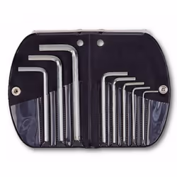 Usag 280 P/SE8, Chiave esagonale a L, Imperiale, 8 pz, Acciaio al cromo vanadio, 1/4", 95 g