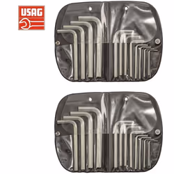 SERIE SET KIT 24 CHIAVI ESAGONALI IN POLLICI E MILLIMETRI USAG 280MP/S24 PROF. Caratteristiche Serie in millimetri 280/2÷10 m ...