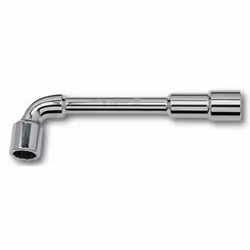 Usag 291 N, Set di chiavi a bussola, 5 pz, Cromo, Forma a L, 14,4 cm, 12 mm