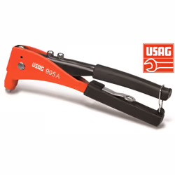 USAG 995 A RIVETTATRICE PROFESSIONALE MANUALE A LEVA RIVETTI DA DA 2,4 A 4,8 Caratteristiche Corpo in lega leggera Leva di pr ...