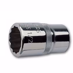 Usag U02352027, Presa elettrica, 1/2", Metrico, 1 testina/e, 32 mm, Acciaio al cromo vanadio