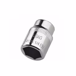 Bussola esagonale h 22 Attacco 1/4" F FullcontactAcciaio Cromo Molibdeno Esecuzione cromata. Acquistalo subito da CFadda e ri ...