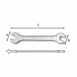 Usag 252 N Acciaio al cromo vanadio 22,20 mm 2 pz Grigio