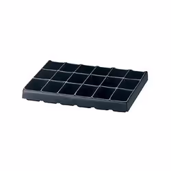 Usag 5003/18, Scatola per minuteria, Plastica, Nero, 400 mm, 315 mm, 50 mm
