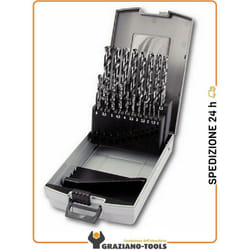 Usag - 998 MA/S19- assortimento punte 19 pezzi hss din 338