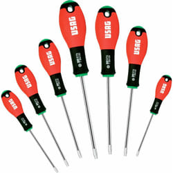 Usag - 322 STX/S7 serie set kit giraviti cacciaviti torx forati con foro profess.