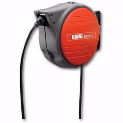 Usag 939 C1, Rocchetto montato a muro, Automatico, Funzionale, Nero, Rosso, Plastica, Montabile a parete