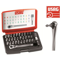 Usag - 692 J32 serie set kit di inserti bit ph pz tx con cricchetto professionali