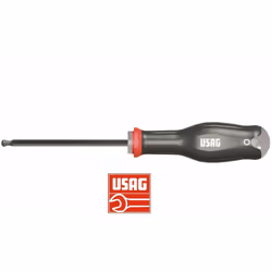 USAG 280 TS CACCIAVITE GIRAVITE ESAGONA MASCHIO TESTA SFERICA IMPUGNATURA CHIAVE DESCRIZIONE • Per viti con esagono incassato ...