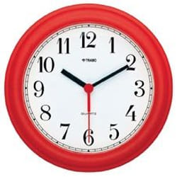 TRABO FP001R orologio da parete e da tavolo Orologio al quarzo Cerchio Rosso