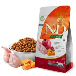 Farmina Pet Food 8010276035387 cibo secco per gatti 1,5 kg Adulto Quaglia, Zucca, Melograno