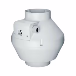 Aspiratore d'aria e odori Vortice modello CA 100 V0 D centrifugo in resina autoestinguente In Line, Diametro nominale 100 mm. ...