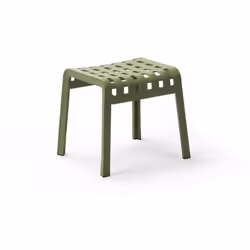 POGGIO POLIPROPILENE FIBERGLASS AGAVE 41,5X49X44H NARDI Mini sgabello/poggiapiedi monoblocco. Materiale: polipropilene fiberg ...