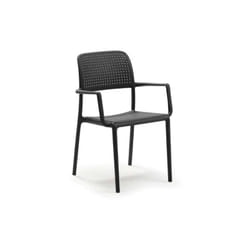 Sedia con Braccioli Bora - Antracite