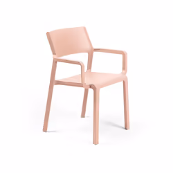 Nardi Trill, Seduta rigida, Quadrato, Rosa, Polipropilene (PP), Solido, 4 gamba/gambe