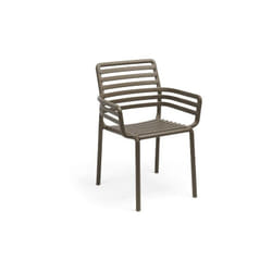 Sedia Doga Armchair con Braccioli - Tabacco - Nardi