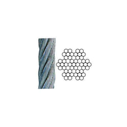 Fune acciaio inox 49 Fili Rotolini 10 m dia. 4 Mm