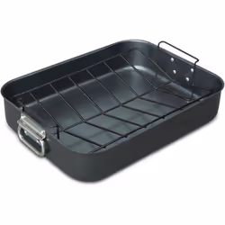 Rostiera Con Griglia 41X30X8,3 Cm Carbon Steel Caratteristiche: Colore:Nero Materiale:Carbon Steel Misure: Spess. .8 mm Dimen ...
