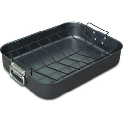 Rostiera Con Griglia 41X30X8,3 Cm Carbon Steel