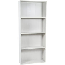 Libreria Scaffale Mobiletto Armadietto Mobile in Legno 4 Ripiani 73x24x170 cm