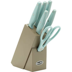 Casa Collection - Set 7 Pezzi 5 Coltelli Forbici 1 Ceppo Impugnatura Elegante e Ergonomica