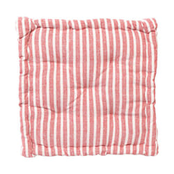 Casa Collection - cuscino da pavimento-futon rona 40X40 cm rigato rosso bianco