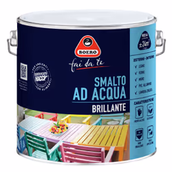 Boero Bartolomeo Smalto Ad Acqua Brillante, Pittura, Porta, Recinto, Cancello, Parete, Finestra, Alluminio, Cemento, Metallo, ...