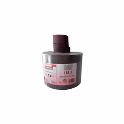 Supporto tela; Adesivo resina; Abrasivo corindone. Utilizzo universale. Rotoli 12 cm. x 25 mt.