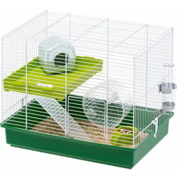 Ferplast - hamster duo Gabbia per roditori hamster duo: adatta a Criceti, design italiano, accessori inclusi . Variante hamster duo - Misure: 46 x 29