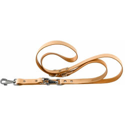 Ferplast - natural ga Guinzaglio in pelle vera per l'addestramento di cani - 2 colori e 3 misure. Variante GA18/200 - Misure: 18 mm x l 200 cm