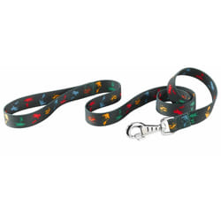 Ferplast - club g circus Guinzaglio per cani in nylon. 3 misure. Variante G25/120 - Misure: 25 mm x l 120 cm - Nero