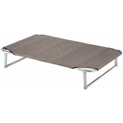 Dream Brandina in alluminio con telo sintetico - 4 misure. Variante 100 - Misure: 105 x 63 x h 18 cm - Tortora - Ferplast