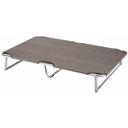 Ferplast DREAM Brandina in alluminio con telo sintetico - 4 misure. Variante 115 - Misure: 119 x 79 x h 18 cm - Tortora