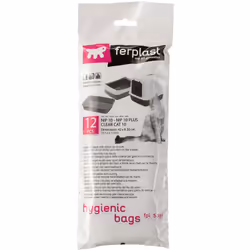 FPI 5361 Sono foderine igieniche di ricambio per cassette-toilette Nip 10 e Nip 10 Plus di Ferplast, indispensabili per racco ...