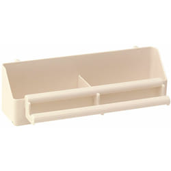 Ferplast - Mangiatoia fpi 4514 Mangiatoia con divisorio per canarini, piccoli uccelli ed esotici . Variante fpi 4514 - Misure: 21 x 8.5 x h 6.5 cm -